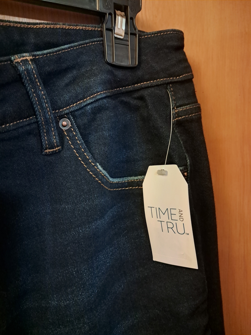 Time and Tru Dark Indigo Boot Leg Womens Jeans Size 14